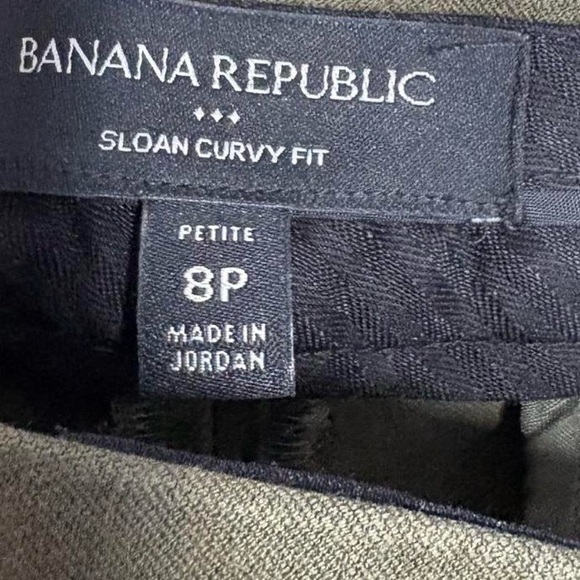 BUNDLE OF 3: Banana Republic Women’s Sloan Fit Cropped Pants Navy, Black, &Olive - Picture 8 of 8